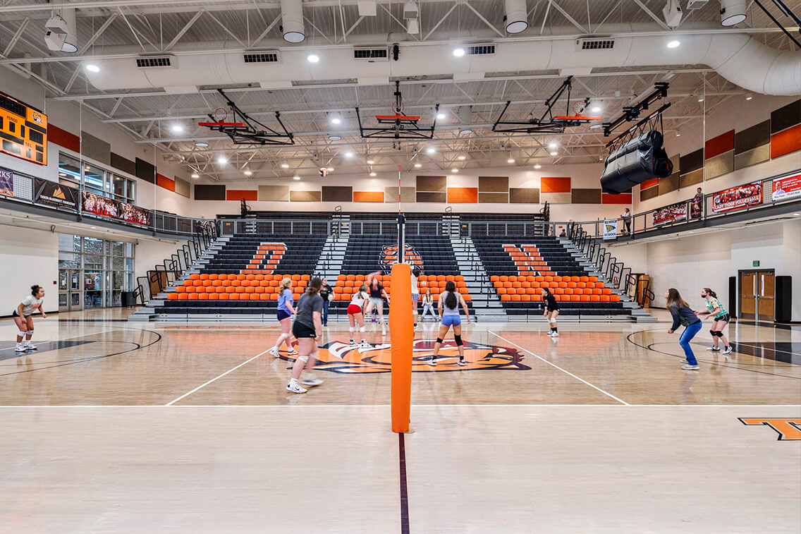 Interior view of the del norte k-12 school