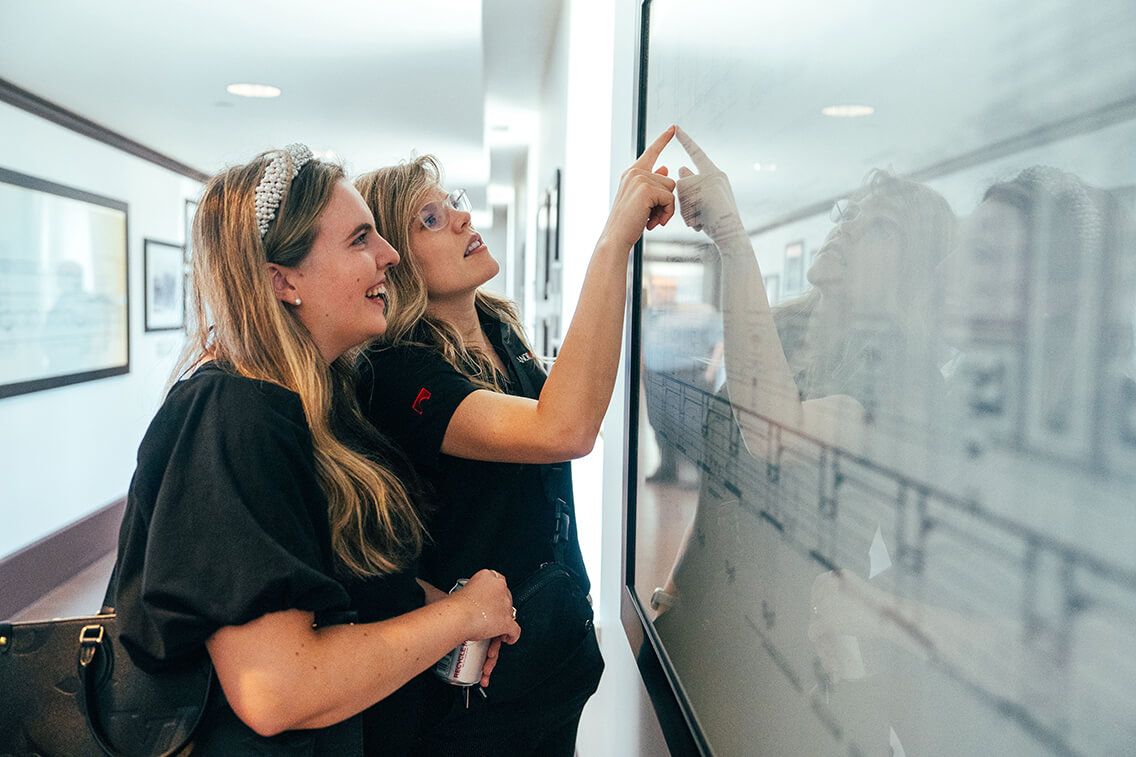 treanor interns at a union station tour in kansas city