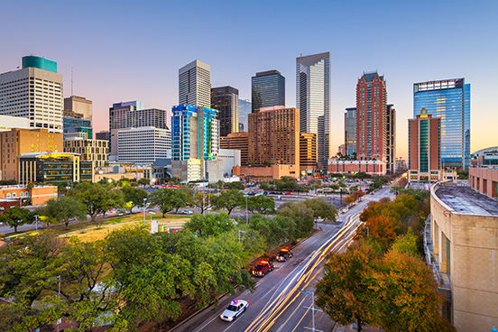 Treanor Houston office skyline