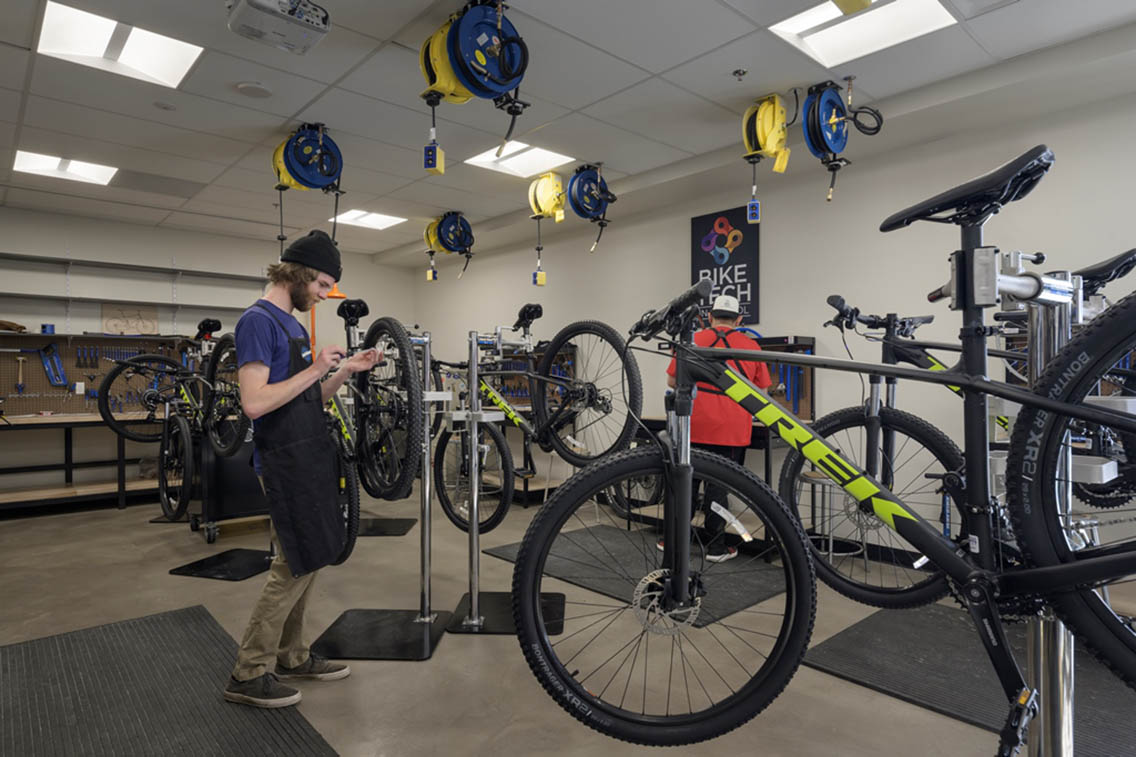High School Bike Tech Classroom