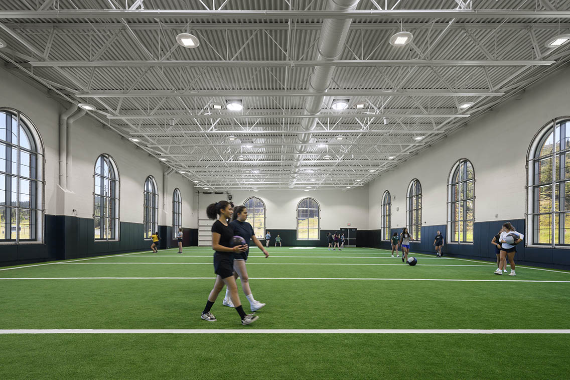 High School Indoor Turf Field