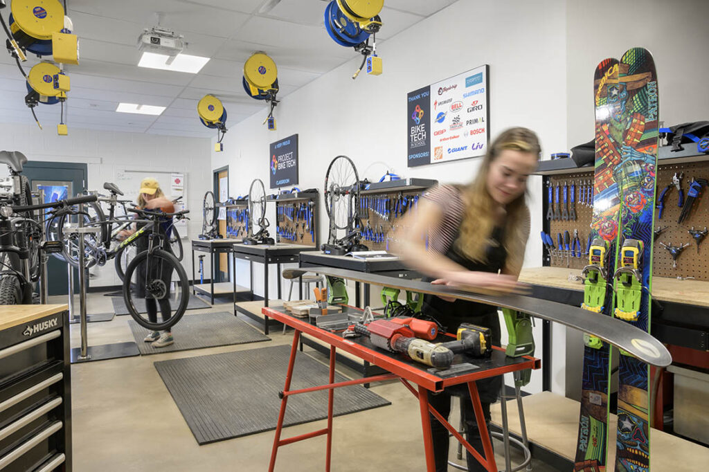 High School Ski Tune Lab