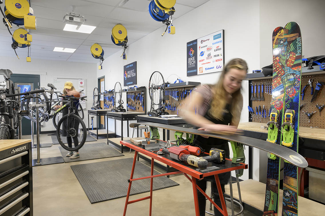 High School Ski Tune Lab