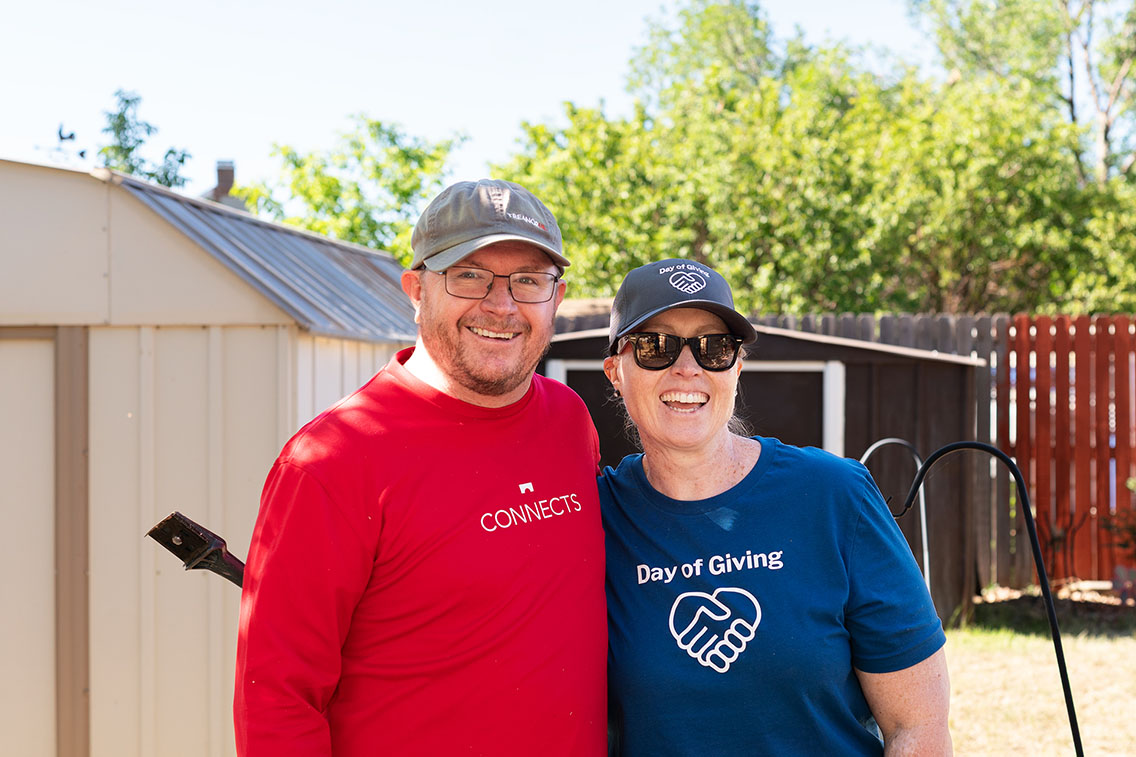 Treanor Denver architects volunteer for a paintathon in Colorado.