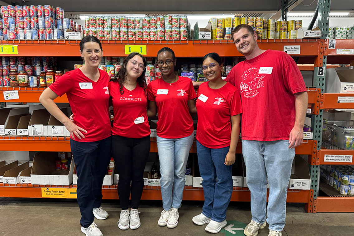 Treanor staff volunteering at their Day of Giving at North Fulton Community Charities in Atlanta, Georgia