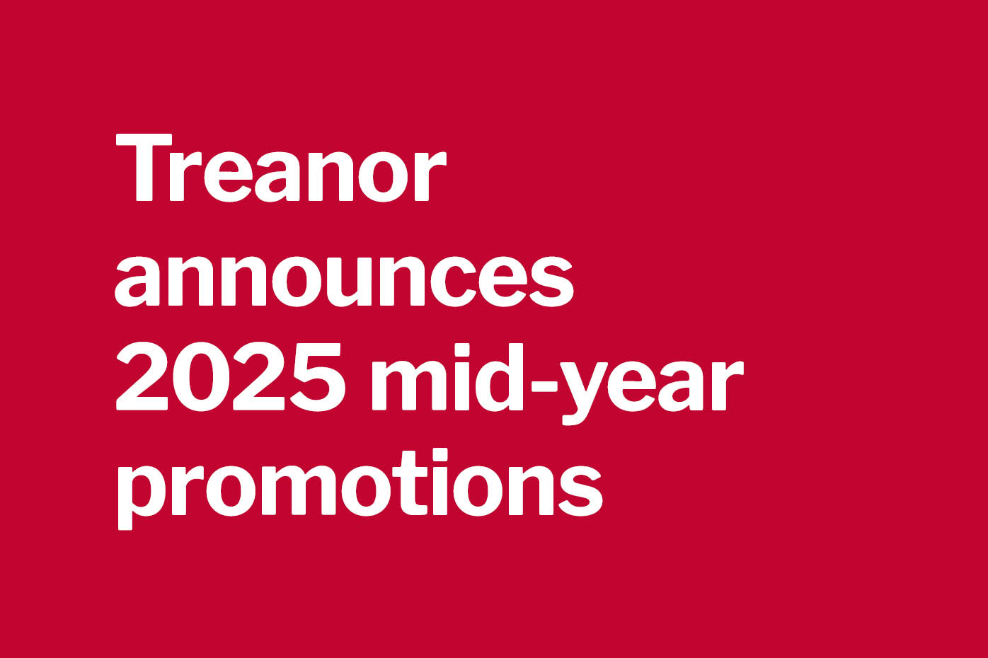 Treanor architects promoted to associate principal and senior associates.